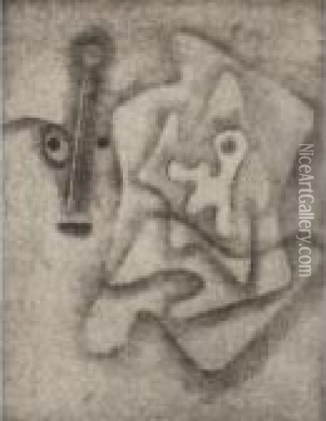 L'homme Approximatif Oil Painting - Paul Klee