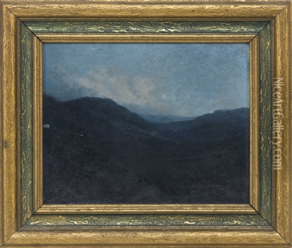 Smoky Mountain Landscape Oil Painting - Charles Christopher Krutch