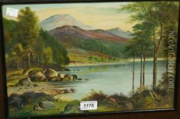 Loch Lomand Oil Painting - George Willis Pryce