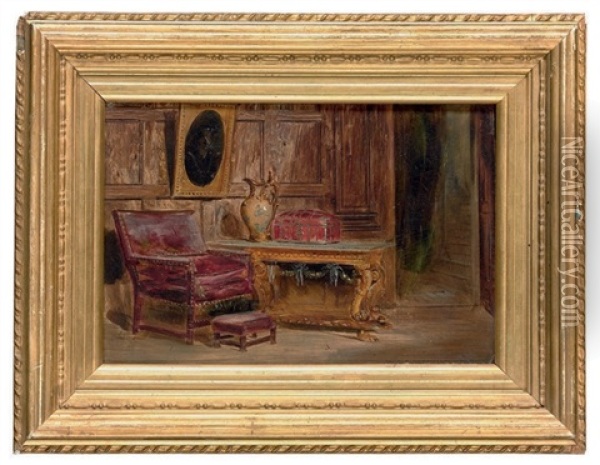 Relics Of The Olden Time, Knole Oil Painting - W.S.P. Henderson