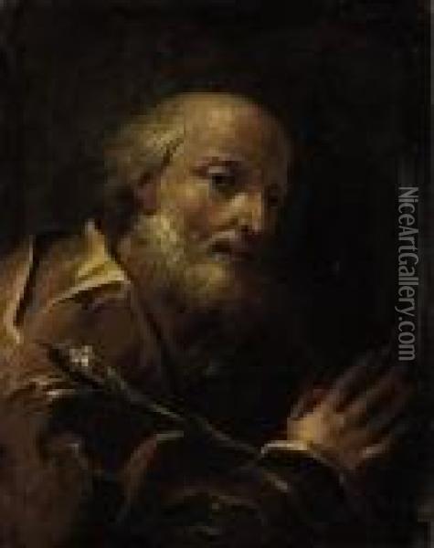 Saint Joseph Oil Painting - Giovanni Battista Piazzetta