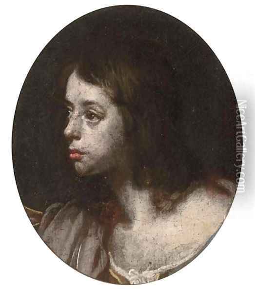 Portrait of a boy Oil Painting - Simon Vouet