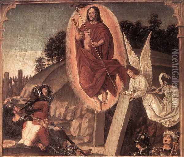 Triptych with Scenes from the Life of Christ (detail-3) 1500-05 Oil Painting - Flemish Unknown Masters