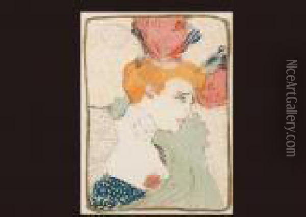 Mademoiselle Marcelle Lender Oil Painting - Henri De Toulouse-Lautrec