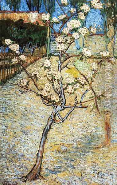 Pear Tree in Blossom Oil Painting - Vincent Van Gogh