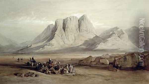 Mount Sinai 2 Oil Painting - Edward Lear
