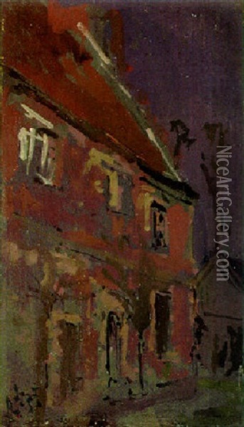 Red Brick House Oil Painting - Walter Sickert