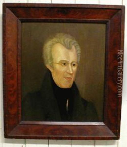 Andrew Jackson Oil Painting - Ralph Eleaser Whiteside Earl