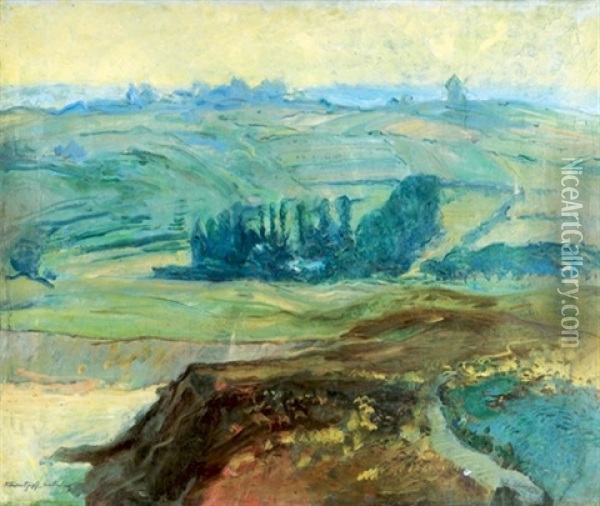 Champs, (bretagne) Oil Painting - Konstantin Kuznetsov