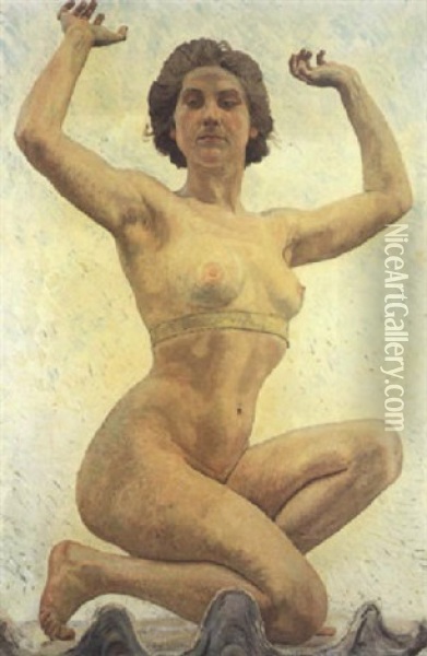 Venus Oil Painting - Otto Greiner