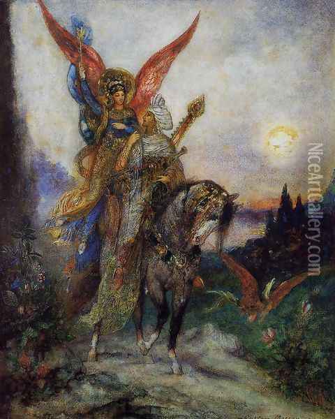 Arabian Poet Oil Painting - Gustave Moreau
