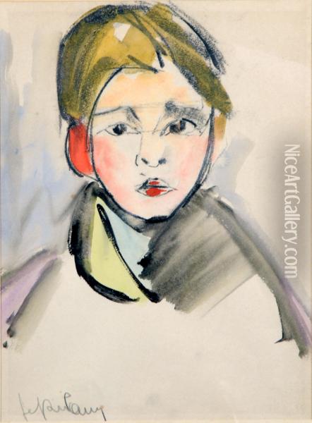 Portrait D'enfant Oil Painting - Jef De Pauw