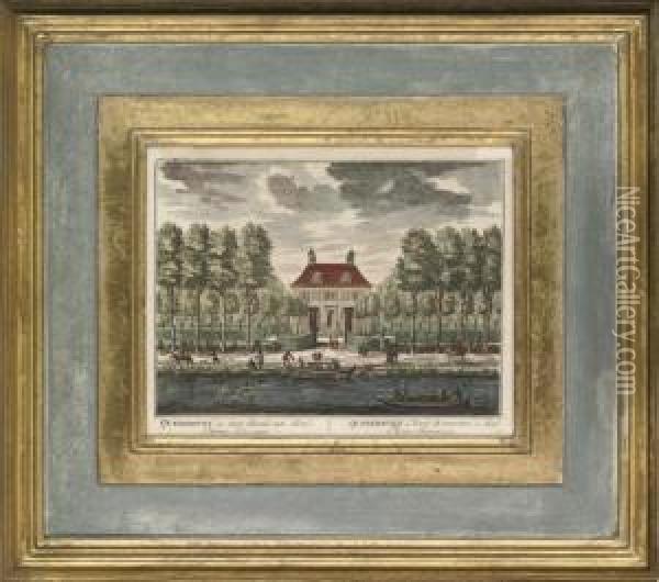 Queekhoven; Hofwerk; Maarsen; Zuylen; Ouderhoeks; Andnyenroode Oil Painting - Daniel Stoopendael