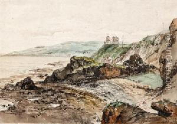 Culzean Castle Oil Painting - William Bell Scott