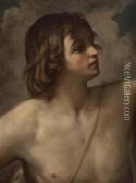 Der Junge David Oil Painting - Guido Reni