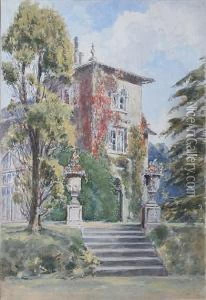 The Old Home Oil Painting - Frederick Tucker