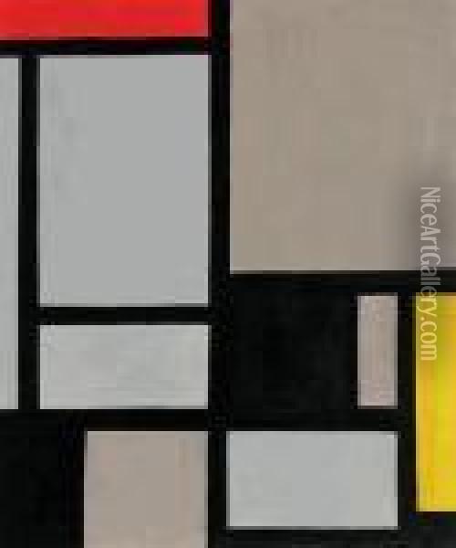 Composition No.2 Oil Painting - Piet Mondrian