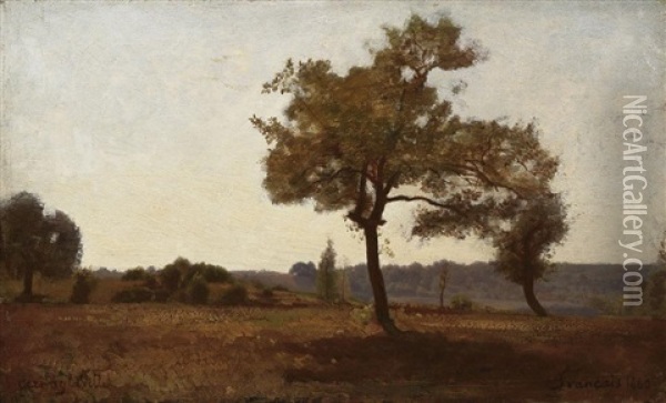 Landschaft Bei Cernay Oil Painting - Francois Louis Francais