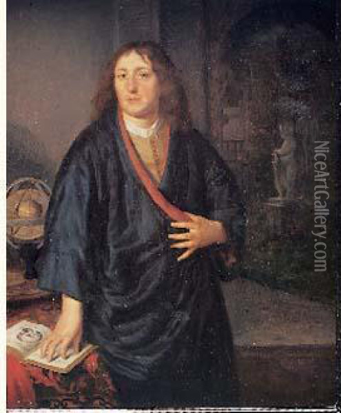 Portrait D'un Erudit Oil Painting - Dominicus van Tol