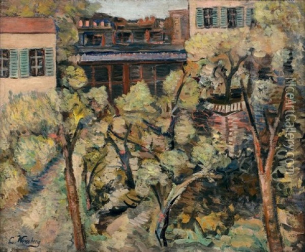 Jardin A La Ruche Oil Painting - Leon Weissberg