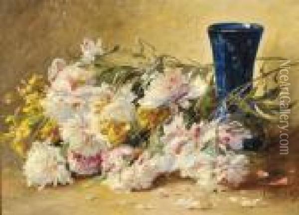Jete De Fleurs Oil Painting - Edmond Van Coppenolle