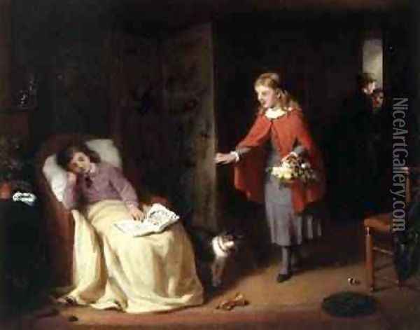 The Convalescent Oil Painting - George Bernard O'Neill