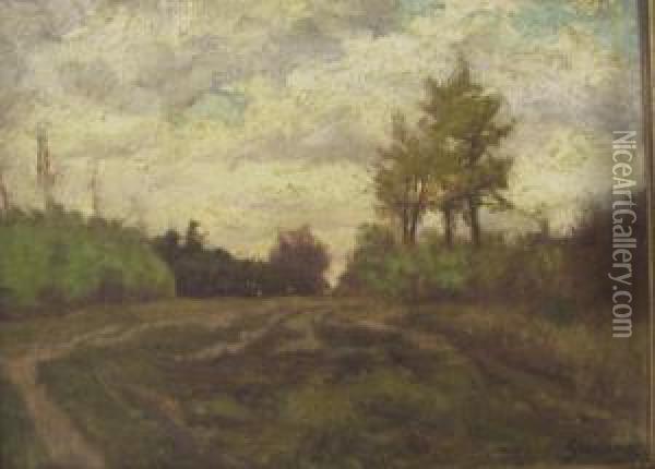 Landweg Door De Heide Oil Painting - Eugene Surinx