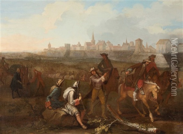 Nachfolger Oil Painting - Georg Philipp Rugendas the Elder