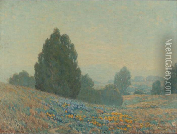 The Hills Of Marin Oil Painting - Granville Redmond