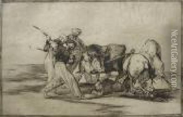 La Tauromaquia- Oil Painting - Francisco De Goya y Lucientes