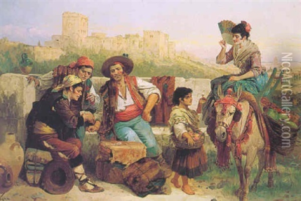 Seville Oil Painting - Robert Kemm