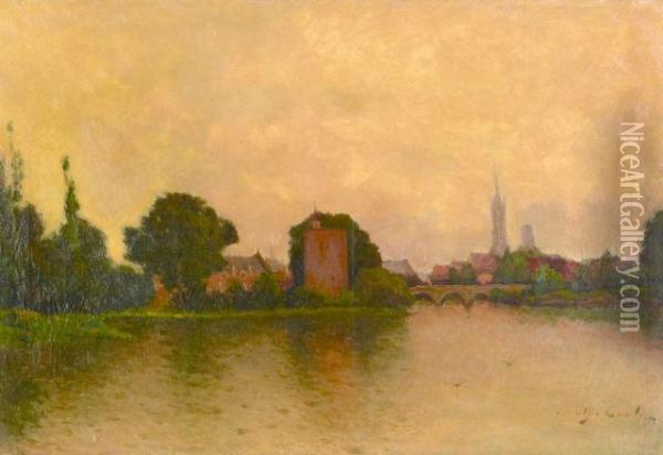Bord De Loire Oil Painting - Alfred Casile