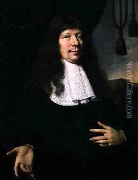 Portrait of a Gentleman 1664 Oil Painting - Pieter Nason