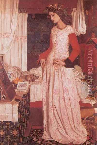 Guinevere Oil Painting - William Morris