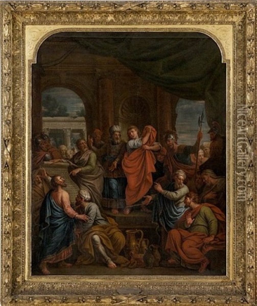 Religious Depiction Oil Painting - Gerard de Lairesse