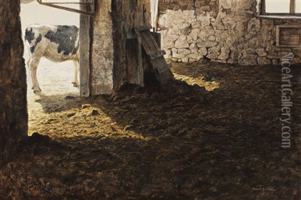 Gudgeon's Barn Oil Painting - Robert Bateman