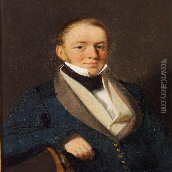 Portrait Oil Painting - Wilhelm Ferdinand Bendz