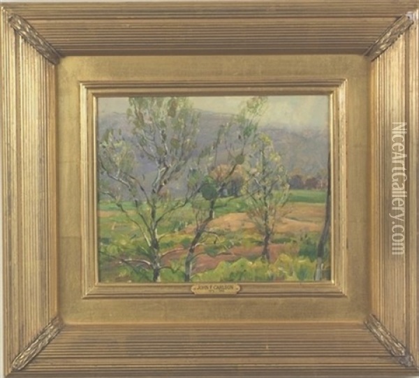 Fertile Meadow Oil Painting - John Fabian Carlson