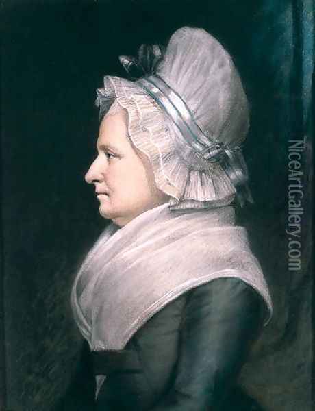 Mrs Martha Washington 1731-1802 1796 Oil Painting - James Sharples
