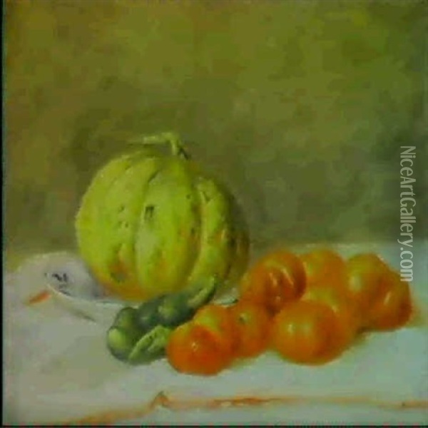 Melon Et Tomates Oil Painting - Claude Monet
