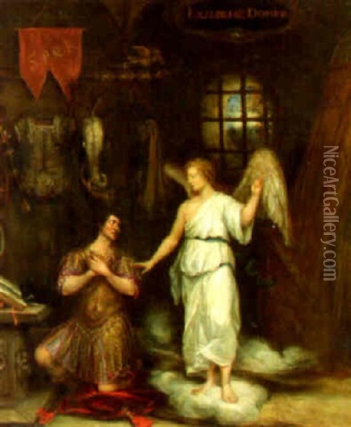 The Vision Of Constantine Oil Painting - Gerard de Lairesse