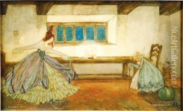 Cinderella Oil Painting - William Mitcheson Timlin
