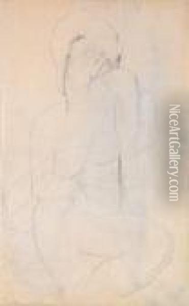 Nu Oil Painting - Amedeo Modigliani