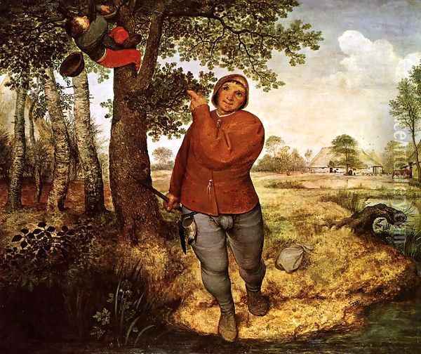The Peasant and the Birdnester Oil Painting - Pieter the Elder Bruegel