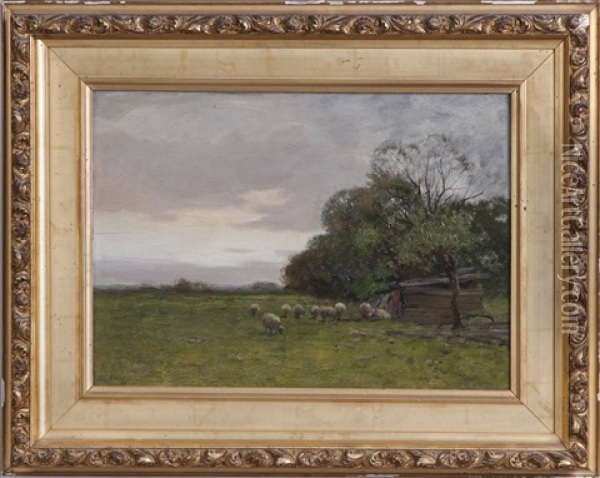 Farm In Upstate Ny Oil Painting - Charles Paul Gruppe