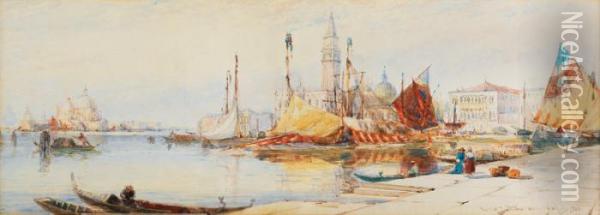Venise Oil Painting - Thomas Bush Hardy