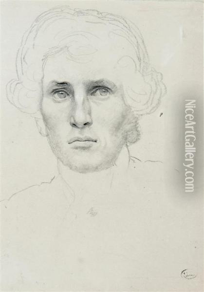 Portrait D'homme Oil Painting - Jean Leonard Lugardon