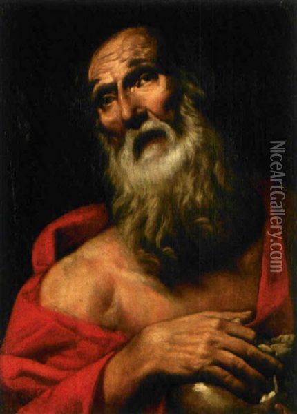 St. Hieronymus Oil Painting - Jusepe de Ribera