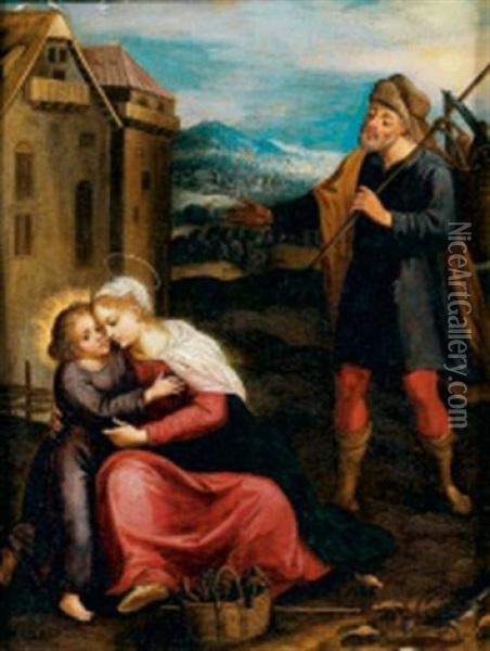 La Famille Du Charpentier Oil Painting - Cornelis de Baellieur the Elder