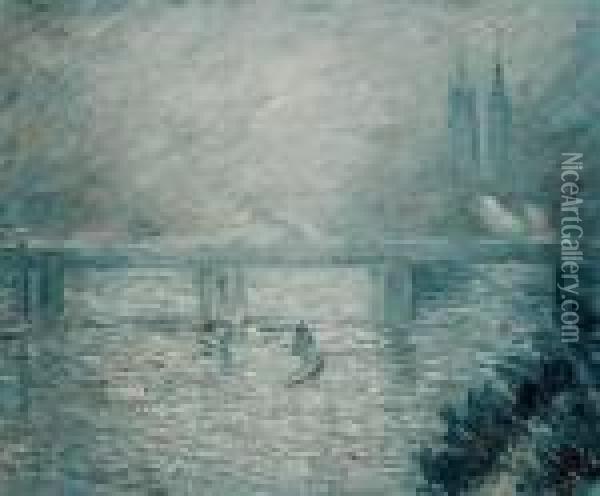 Charing Cross Bridge Oil Painting - Claude Oscar Monet